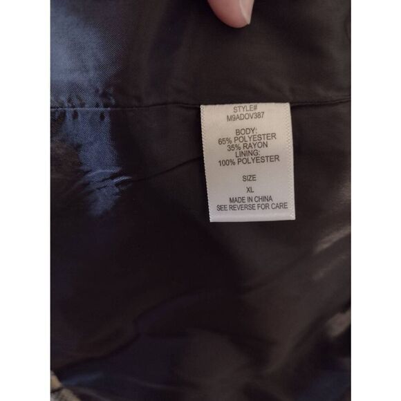 Ophelia Roe Women's Size XL Tan Black Plaid Blazer Sportcoat - Picture 3 of 4